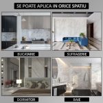 Set 36 x placi din PVC autoadezive pentru podea imitatie lemn NEXTLY, reutilizabile, waterproof, ajustabile, adeziv puternic, usor de montat, suprafata acoperire 5 mp, 91.44 x 15.24 cm, gri, K7373-11 - imagine 6