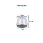 Set 16 protectii picioare scaun/mobila din silicon si pasla NEXTLY, anti-zgarieturi, anti-zgomot, universale, reutilizabile, 3.2x3.2cm, transparent-gri - imagine 7