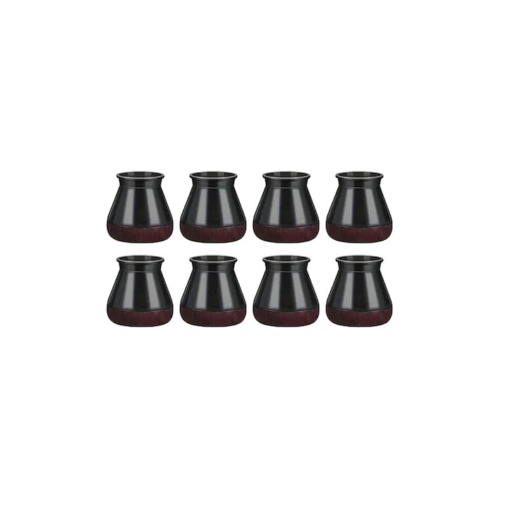 res_85eccc86ceb0e89bd5c36db9a9728e7e.jpg Set 8 protectii picioare scaun/mobila din silicon si pasla NEXTLY, anti-zgarieturi, anti-zgomot, flexibile, universale, reutilizabile, 3x3.8cm - M, negru-visiniu - imagine 1