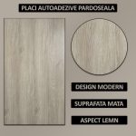 Set 36 x placi din PVC autoadezive pentru podea imitatie lemn NEXTLY, reutilizabile, waterproof, ajustabile, adeziv puternic, usor de montat, suprafata acoperire 5 mp, 91.44 x 15.24 cm, maro, K7373-12 - imagine 2