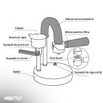 Espressor manual pentru aragaz NEXTLY Kamira cu levier, 2 portafiltre, cafea cremoasa, cafea macinata, fabricat in italia, din inox, crema densa, functionare la orice sursa de caldura, pentru camping - imagine 10