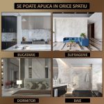 Set 36 x placi din PVC autoadezive pentru podea imitatie lemn NEXTLY, reutilizabile, waterproof, ajustabile, adeziv puternic, usor de montat, suprafata acoperire 5 mp, 91.44 x 15.24 cm, maro, K7373-6 - imagine 6