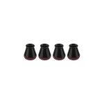 Set 4 protectii picioare scaun/mobila din silicon si pasla NEXTLY, anti-zgarieturi, anti-zgomot, flexibile, universale, reutilizabile, 3x2.8cm - S, negru-visiniu