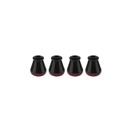 Set 4 protectii picioare scaun/mobila din silicon si pasla NEXTLY, anti-zgarieturi, anti-zgomot, flexibile, universale, reutilizabile, 3x2.8cm - S, negru-visiniu