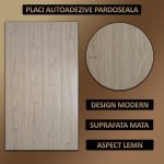 Set 36 x placi din PVC autoadezive pentru podea imitatie lemn NEXTLY, reutilizabile, waterproof, ajustabile, adeziv puternic, usor de montat, suprafata acoperire 5 mp, 91.44 x 15.24 cm, maro, K7373-6 - imagine 2