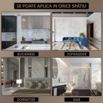 Set 36 x placi din PVC autoadezive pentru podea imitatie lemn NEXTLY, reutilizabile, waterproof, ajustabile, adeziv puternic, usor de montat, suprafata acoperire 5 mp, 91.44 x 15.24 cm, maro, K7373-7 - imagine 6