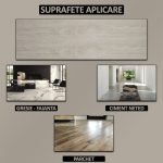 Set 36 x placi din PVC autoadezive pentru podea imitatie lemn NEXTLY, reutilizabile, waterproof, ajustabile, adeziv puternic, usor de montat, suprafata acoperire 5 mp, 91.44 x 15.24 cm, bej, K7373-5 - imagine 5
