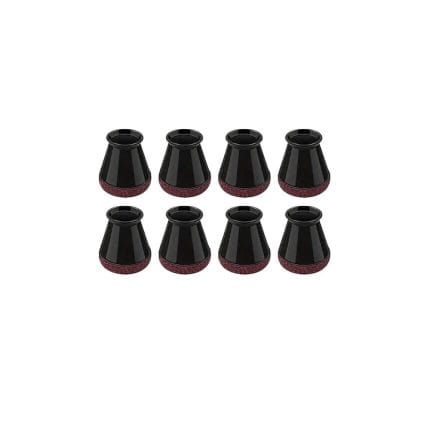 Set 8 protectii picioare scaun/mobila din silicon si pasla NEXTLY, anti-zgarieturi, anti-zgomot, flexibile, universale, reutilizabile, 3x2.8cm - S, negru-visiniu