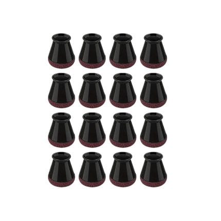 Set 16 protectii picioare scaun/mobila din silicon si pasla NEXTLY, anti-zgarieturi, anti-zgomot, flexibile, universale, reutilizabile, 3x2.8cm - S, negru-visiniu