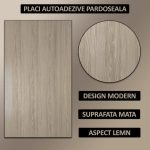 Set 36 x placi din PVC autoadezive pentru podea imitatie lemn NEXTLY, reutilizabile, waterproof, ajustabile, adeziv puternic, usor de montat, suprafata acoperire 5 mp, 91.44 x 15.24 cm, maro, K7373-1 - imagine 2