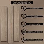 Set 36 x placi din PVC autoadezive pentru podea imitatie lemn NEXTLY, reutilizabile, waterproof, ajustabile, adeziv puternic, usor de montat, suprafata acoperire 5 mp, 91.44 x 15.24 cm, maro, K7373-7 - imagine 4