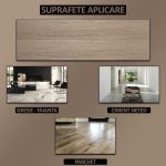 Set 36 x placi din PVC autoadezive pentru podea imitatie lemn NEXTLY, reutilizabile, waterproof, ajustabile, adeziv puternic, usor de montat, suprafata acoperire 5 mp, 91.44 x 15.24 cm, maro, K7373-7 - imagine 5