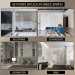 Set 36 x placi din PVC autoadezive pentru podea imitatie lemn NEXTLY, reutilizabile, waterproof, ajustabile, adeziv puternic, usor de montat, suprafata acoperire 5 mp, 91.44 x 15.24 cm, maro, K7373-1 - imagine 6