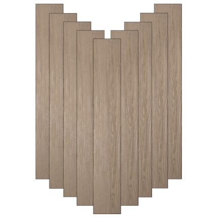 Set 36 x placi din PVC autoadezive pentru podea imitatie lemn NEXTLY, reutilizabile, waterproof, ajustabile, adeziv puternic, usor de montat, suprafata acoperire 5 mp, 91.44 x 15.24 cm, maro, K7373-7