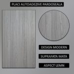 Set 36 x placi din PVC autoadezive pentru podea imitatie lemn NEXTLY, reutilizabile, waterproof, ajustabile, adeziv puternic, usor de montat, suprafata acoperire 5 mp, 91.44 x 15.24 cm, gri, K7373-8 - imagine 2