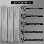 Set 36 x placi din PVC autoadezive pentru podea imitatie lemn NEXTLY, reutilizabile, waterproof, ajustabile, adeziv puternic, usor de montat, suprafata acoperire 5 mp, 91.44 x 15.24 cm, gri, K7373-10 - imagine 4