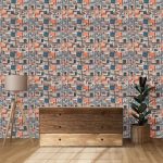 Set 50 x tapet autoadeziv 3D NEXTLY, pentru perete sau tavan, waterproof, ajustabil, adeziv puternic, usor de montat, suprafata acoperire 26.5 mp, 70x77 cm, design modern, multicolor, cod 7373-19 - imagine 7