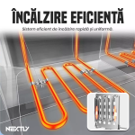 Friteuza electrica profesionala cu ulei NEXTLY, capacitate 6L, 2500W, inox, temperatura reglabila 60-200°C, argintiu - imagine 4