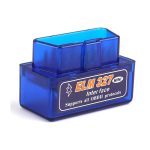 Tester auto, interfata OBD 2 Bluetooth NEXTLY, diagnoza auto, stergere erori, ELM327, multimarca, albastru