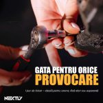 Trusa de scule cu 46 piese NEXTLY, surubelnita, clichet, tubulare, biti, torx, imbus, prelungitor, negru - imagine 6