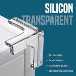 Set 12 protectii pentru colturi din silicon NEXTLY, pentru mobila, masa, dulap, birou, pat, protectie pentru copii, lipire cu adeziv, waterproof, 3mm grosime, 3.2x3.2cm, transparent - imagine 4