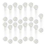 Set 15 sigurante usi pentru copii NEXTLY, sistem blocare dulapuri, sertare, mobilier, geamuri, flexibile, pentru colturi si suprafete drepte, lipire cu adeziv, plastic si silicon, 15cm lungime, transparente
