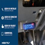 Tester auto, interfata OBD 2 Bluetooth NEXTLY, diagnoza auto, stergere erori, ELM327, multimarca, albastru - imagine 4