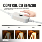 Banda led alb cald NEXTLY, 5M lungime, 3000k, ajustabila, senzor de miscare, intensitate lumina reglabila, pentru interior - imagine 8
