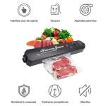 Set aparat de vidat cu vacuum NEXTLY, 4 role pungi 500x28cm, negru - imagine 4