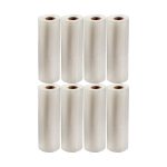 Set 8 role pungi universale pentru vidat si sigilat alimente, NEXTLY, gofrate, lavabile, conservare optima, fructe, legume, carne, mancare, compatibilitate universala, rezistenta la inghet si caldura, 500x28cm