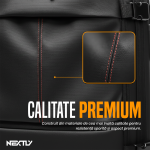 Rucsac extensibil cu vacuum si cifru NEXTLY, multiple compartimente, calitate premium, impermeabil, 49x32x15cm, verde - imagine 11