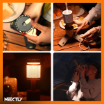 Lampa extensibila pentru camping NEXTLY, lumina calda/rece, 3 trepte de intensitate, mod SOS, functie PowerBank, waterproof, magnet integrat, tarus de fixare in sol, 25-92cm, verde - imagine 10