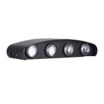 Aplica LED de perete, NEXTLY, 8 Leduri, lumina sus si jos, iluminat exterior si interior, 8W, 3000K, lumina calda, IP65, aluminiu, alb - imagine 15