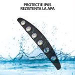 Aplica LED de perete, NEXTLY, 12 Leduri, lumina sus si jos, iluminat exterior si interior, 12W, 3000K, lumina calda, IP65, aluminiu, alb - imagine 9