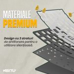 Tastatura Mecanica Wireless cu Iluminare RGB pentru Gaming NEXTLY, Ecran TFT, Knob multifunctional, Bluetooth, 2, 4Ghz, USB-C, 3 Conexiuni BT/Wired/Wireless, Switch-uri Bleo, Hot Swappable, Gasket, Attack Shark, Low Profile, Ultra-Silentioasa, K86, Alb - imagine 9