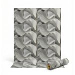 Rola tapet autoadeziv premium NEXTLY, marmura gri, waterproof, ajustabil, adeziv puternic, usor de montat, acoperire 3.6 mp, 120x300 cm, 2.5 mm grosime, gri abstract
