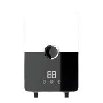 Incalzitor instant de apa NEXTLY, alb-negru, 26x18cm, control digital, design compact, cu furtun si para de dus incluse - imagine 9