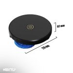 Mop robot automat NEXTLY, design slim, perii duble, negru, 27x6.2cm, set - imagine 9
