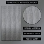Set 36 x placi din PVC autoadezive pentru podea imitatie lemn NEXTLY, reutilizabile, waterproof, ajustabile, adeziv puternic, usor de montat, suprafata acoperire 5mp, 91.4x15.2cm, gri - imagine 2