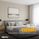 Tapet autoadeziv 3D NEXTLY, imitatie lemn, rezistent la apa, 60x300cm, bej inchis - imagine 11