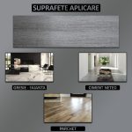 Set 36 x placi din PVC autoadezive pentru podea imitatie lemn NEXTLY, reutilizabile, waterproof, ajustabile, adeziv puternic, usor de montat, suprafata acoperire 5mp, 91.4x15.2cm, gri - imagine 5