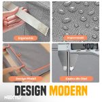 Set 3 x Organizator pentru haine, perne, pilote, jucarii si alte accesorii NEXTLY, 3 marimi - 24/66/100 litri, cutie depozitare pliabila cu manere, cadru metalic, fereastra de vizualizare, material respirabil, inchidere cu fermoar, albastru inchis - imagine 8