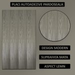 Set 36 x placi din PVC autoadezive pentru podea imitatie lemn NEXTLY, reutilizabile, waterproof, ajustabile, adeziv puternic, usor de montat, suprafata acoperire 5mp, 91.4x15.2cm, maro - imagine 2