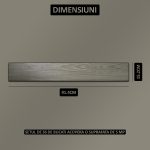 Set 36 x placi din PVC autoadezive pentru podea imitatie lemn NEXTLY, reutilizabile, waterproof, ajustabile, adeziv puternic, usor de montat, suprafata acoperire 5mp, 91.4x15.2cm, maro - imagine 7