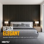 Tapet autoadeziv 3D NEXTLY, imitatie lemn wenge, grosime 5 mm, 58x300cm - imagine 11