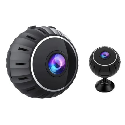 Mini camera de supraveghere WiFi NEXTLY, FULL HD 1080p, vedere nocturna, detectare miscare, aplicatie mobila, Android/iOS, unghi larg 150°, 30x30x23mm, negru